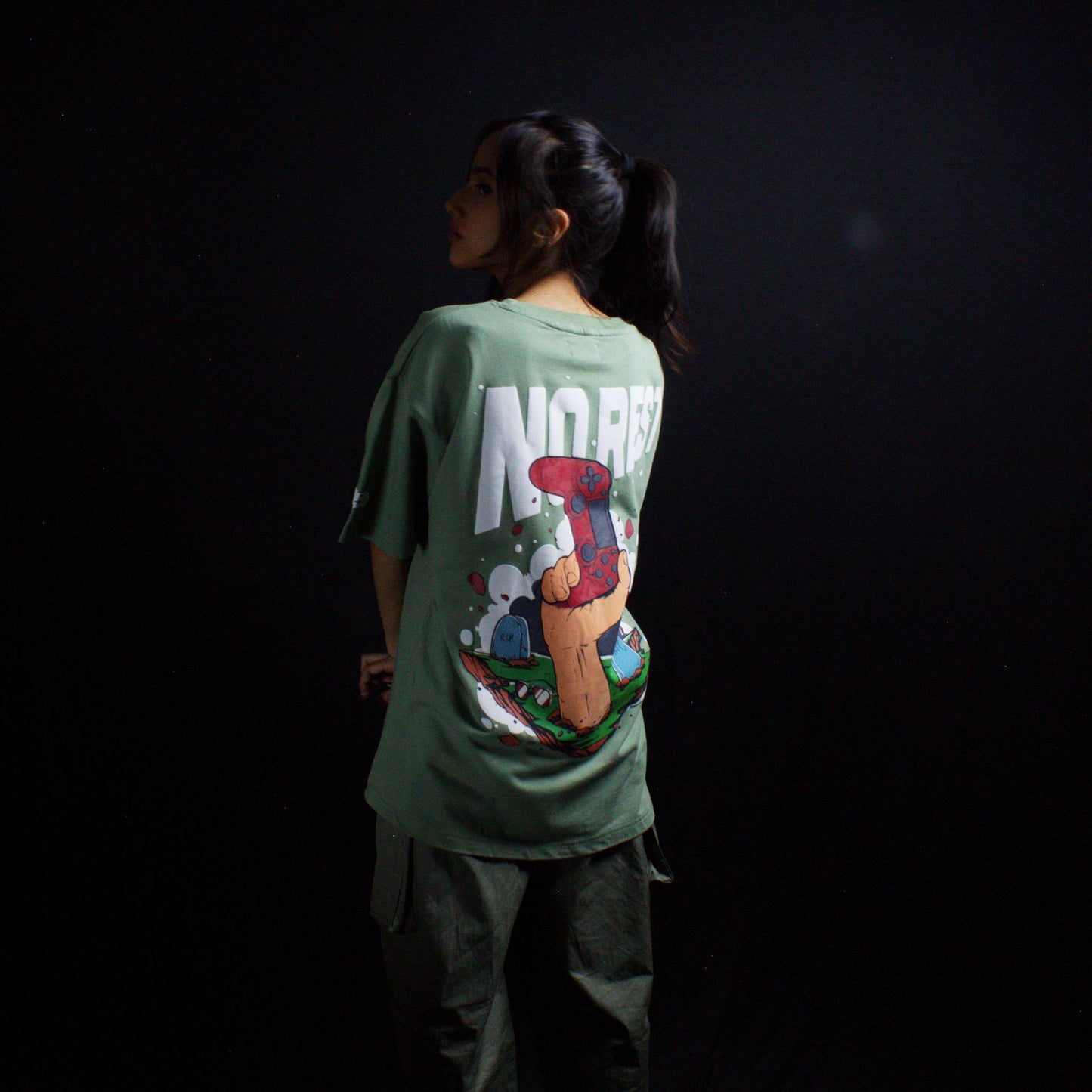 NO REST // SMOKE GREEN